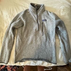 gray Patagonia better sweater pullover mens medium